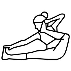 yoga pose icon