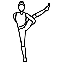 yoga pose icon