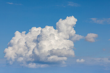 Blue sky with white clouds