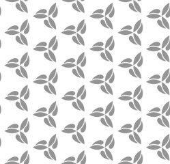 Seamless ornament. Modern silver background. Geometric modern pattern