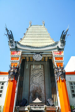 Graumans TCL Chinese Theater at Hollywood Blvd in Los Angeles - LOS ANGELES / CALIFORNIA - APRIL 20, 2017