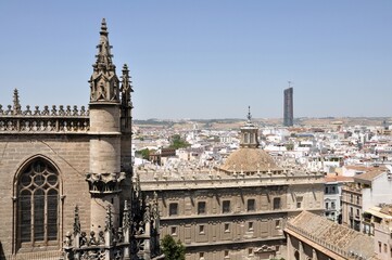 Fototapeta na wymiar View of the city of Sevilla, Spain