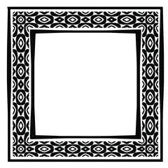 Decorative line art frames for design template. Elegant element for design in Eastern style, place for text. Black outline floral border. Lace vector illustration for invitations and greeting cards