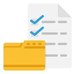 checklist flat icon