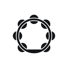 Tambourine icon design vector illustration