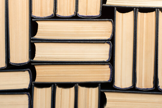 a lot of books flat lay with free copy space