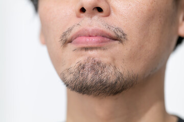 Obraz premium 髭・男性