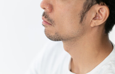 Obraz premium 髭・男性