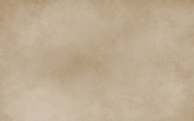 old brown paper texture parchment background design with distressed vintage stains and ink spatter and white faded shabby center, elegant antique beige color