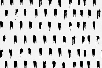 Seamless pattern vector of ink brush textured background