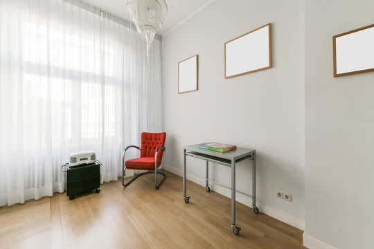 Minimalist home interior design with furniture