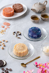 A mooncake pudding is a Chinese bakery product traditionally eaten during the Mid-Autumn Festival. The Mid-Autumn Festival is widely regarded as one of the four most important Chinese festivals.