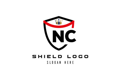 king shield NC latter logo 