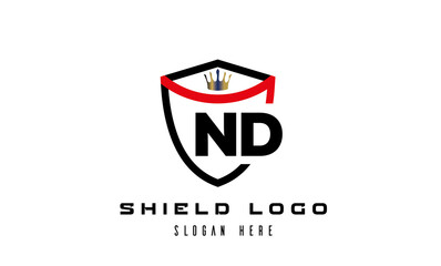 king shield ND latter logo 