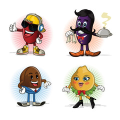 Bean cartoon character