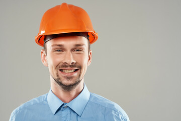 man in construction uniform protection Working profession