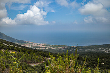 landscape with clouds