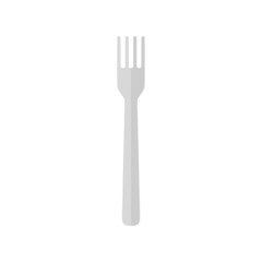 Flat vector fork icon
