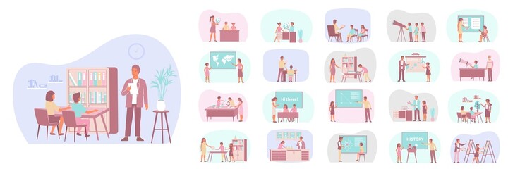 School Class Compositions Set