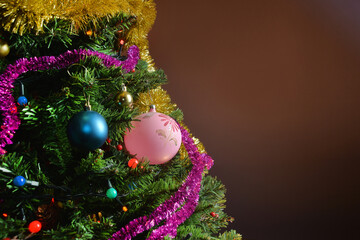 Christmas background. With copy space