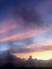 melancholic sunset, Bali, Indonesia