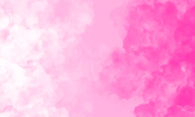 Fototapeta premium Sky with beautiful clouds. Cloud background. Pink cloud texture background. White and pink Clouds on pink background.