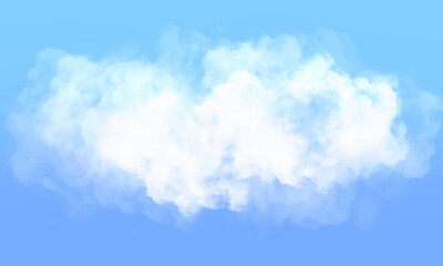 Sky with beautiful clouds. Cloud background. Blue cloud texture background. White Clouds on blue background.