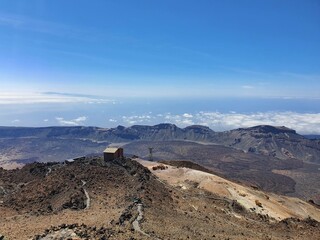 At the top of Teide