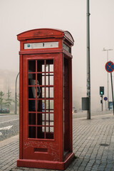 Obraz premium Telephone cabinet in Porto