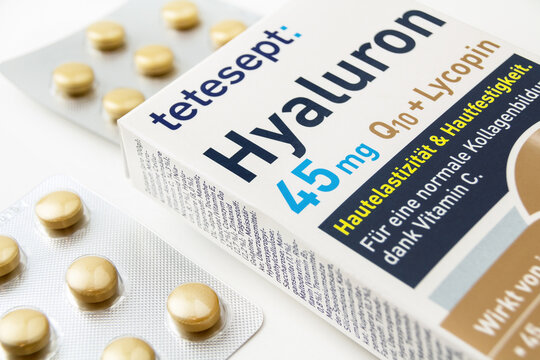 1 Packung Tetesept Tabletten mit Hyaluron und Vitaminen