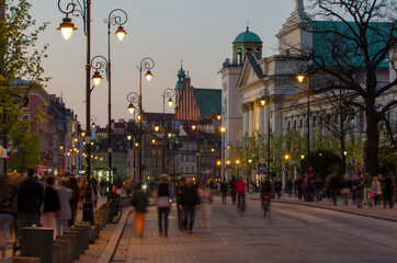 Warsaw, Poland, Royal Route (Krakowskie Przedmieście)