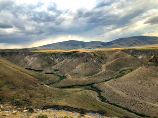 landscape in the morning