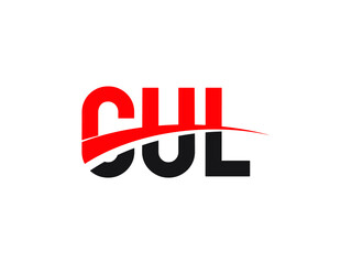 CUL Letter Initial Logo Design Vector Illustration