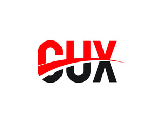 CUX Letter Initial Logo Design Vector Illustration