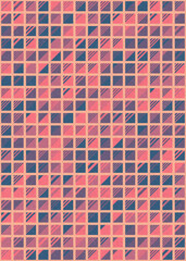 Abstract Geometric Pattern generative computational art illustration