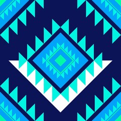 Geometric ethnic oriental seamless pattern traditional Design for background,carpet, wallpaper,clothing,wrapping,Batik,fabric,embroidery style.