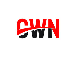 CWN Letter Initial Logo Design Vector Illustration