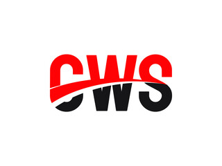 CWS Letter Initial Logo Design Vector Illustration