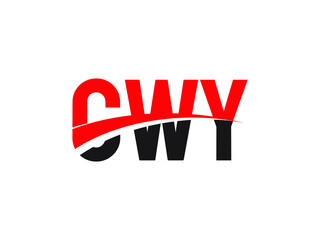 CWY Letter Initial Logo Design Vector Illustration