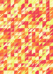 Abstract Geometric Pattern generative computational art illustration