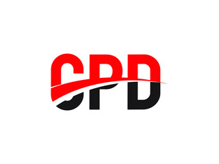 CPD Letter Initial Logo Design Vector Illustration