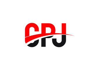 CPJ Letter Initial Logo Design Vector Illustration