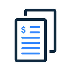 Accounting, report, finance icon. Simple editable vector illustration.