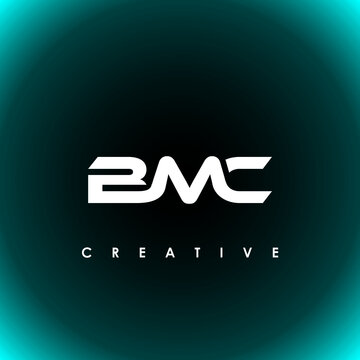 BMC Letter Initial Logo Design Template Vector Illustration