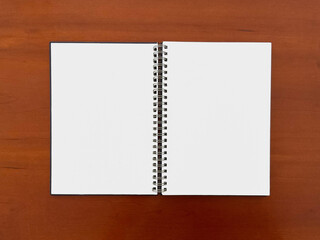 Notebooks images with blank sheets to use and create messages and images compositions for your communication.