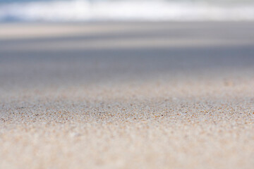 beach sand nature background with selective focus. beach blur background