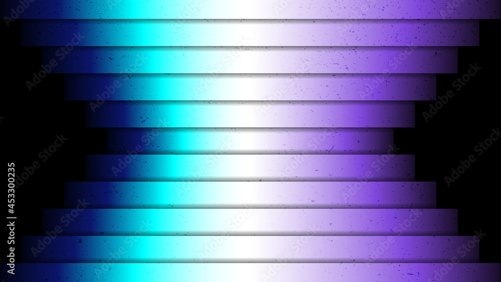 Poster gradient chromodynamics background. graphic horizontal lines in the shadow. vector illustration