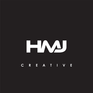 HMJ Letter Initial Logo Design Template Vector Illustration