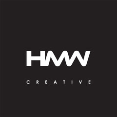 HMW Letter Initial Logo Design Template Vector Illustration