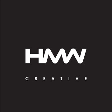 HMW Letter Initial Logo Design Template Vector Illustration
